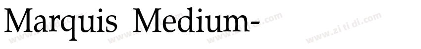 Marquis Medium字体转换